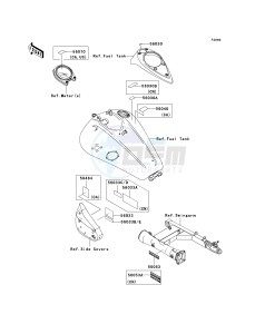 VN 1600 A [VULCAN 1600 CLASSIC] (A6F-A8FA) A6F drawing LABELS