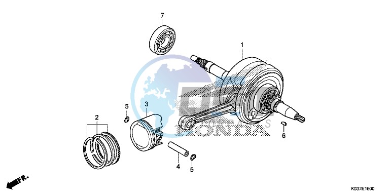 CRANKSHAFT/ PI STON