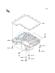 Z750 ZR750LBF FR GB XX (EU ME A(FRICA) drawing Oil Pan