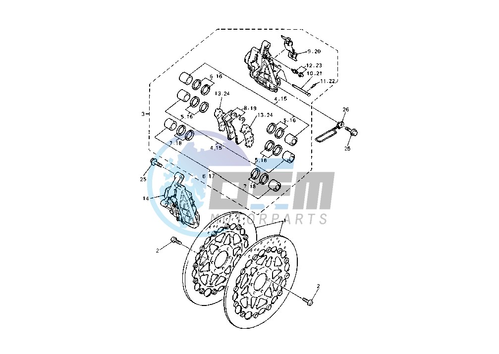 FRONT BRAKE CALIPER