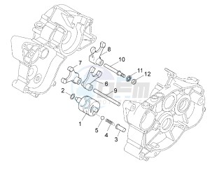 TZR 50 drawing SHIFT CAM AND FORK