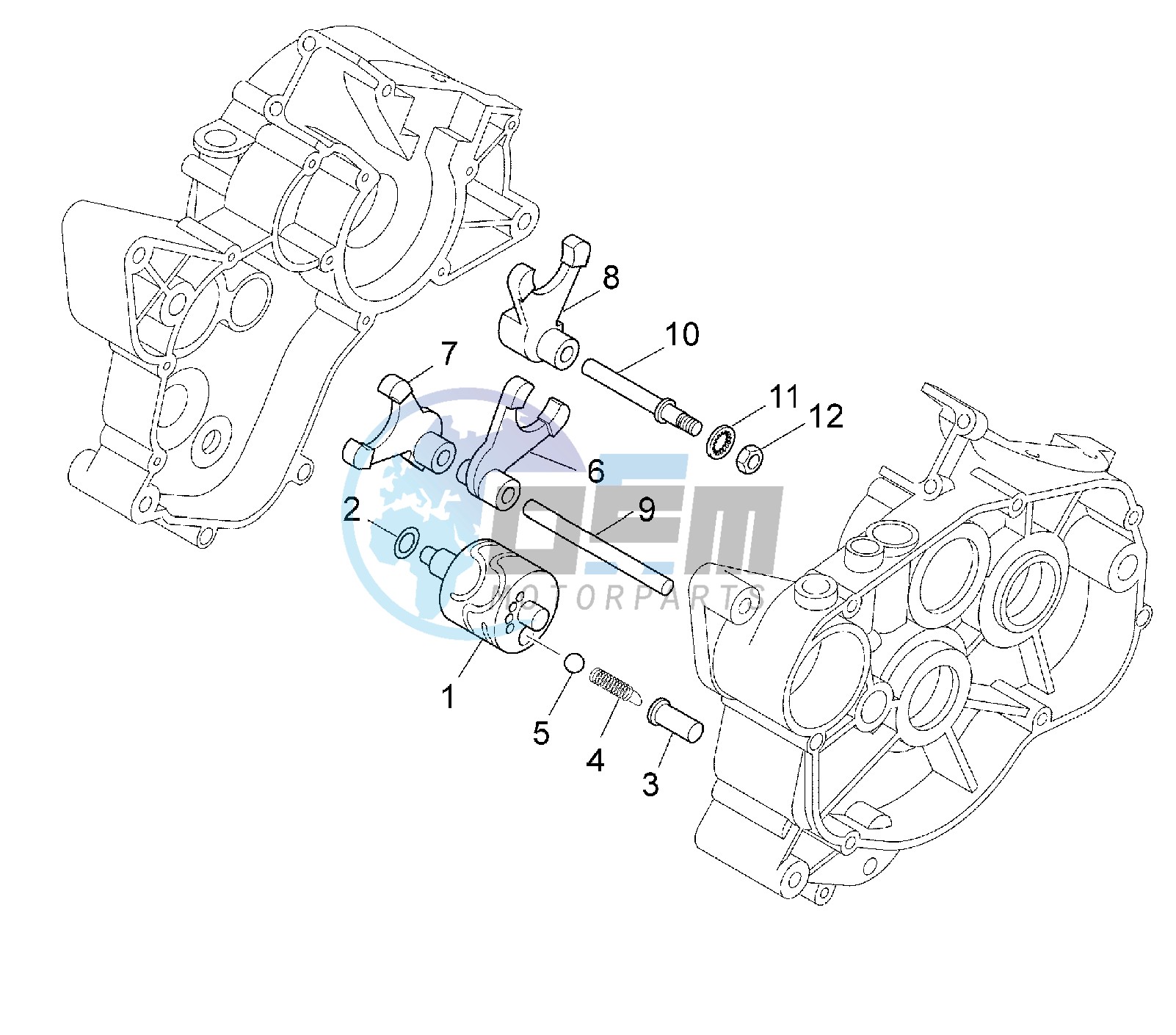 SHIFT CAM AND FORK