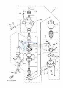 F225BETX drawing STARTER-MOTOR