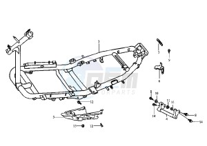 JET - 50 cc drawing FRAME