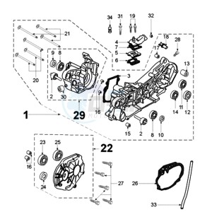 VIVA NA drawing CRANKCASE