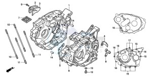 TRX300EX SPORTRAX 300EX drawing CRANKCASE