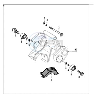 FIGHT 3 4T LE MANS drawing ENGINEMOUNT