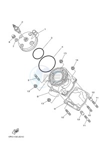 YZ85LW (1SPK) drawing CYLINDER