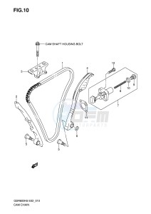 GSR600 (E2) drawing CAM CHAIN