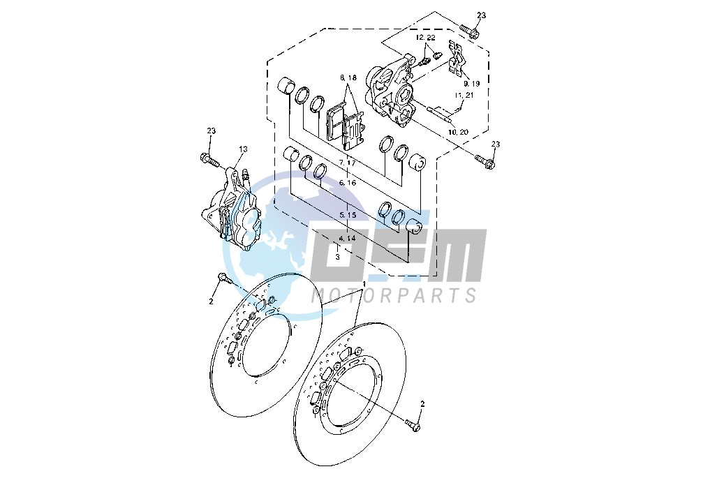 FRONT BRAKE CALIPER