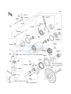 VN 1600 E [VULCAN 1600 CLASSIC] (6F) E6F drawing STARTER MOTOR