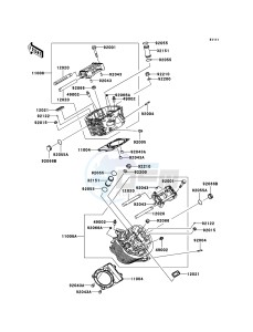 VN900_CLASSIC VN900B7F GB XX (EU ME A(FRICA) drawing Cylinder Head