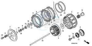 CRF250R9 Australia - (U) drawing CLUTCH