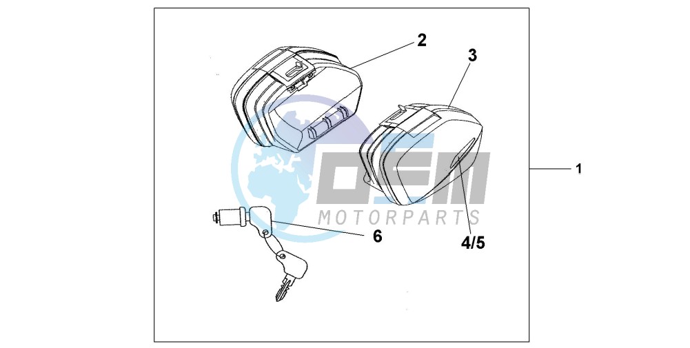 STANDARD PANNIER SET