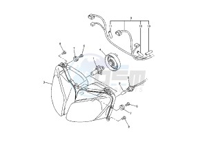 FZS 1000 drawing HEADLIGHT