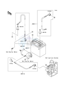 JET SKI 800 SX-R JS800A6F FR drawing Electrical Equipment