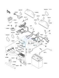 KAF 620 H [MULE 3010 4X4 HARDWOODS GREEN HD] (H6F-H8F) H6F drawing CHASSIS ELECTRICAL EQUIPMENT-- H6F- -