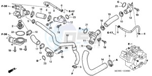 VFR8009 Ireland - (EK / MME) drawing WATER HOSE