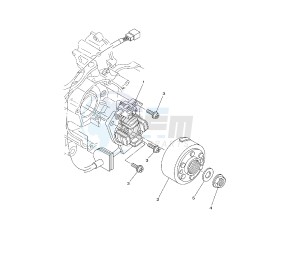 YZ LC 125 drawing GENERATOR