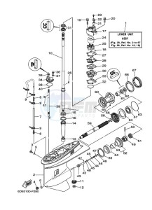 F80BETX drawing LOWER-CASING-x-DRIVE-1