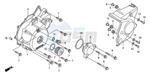 CB1300S CB1300SUPERBOLD'OR drawing LEFT CRANKCASE COVER