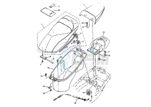 YP MAJESTY 150 drawing SEAT