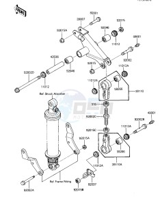 KXT 250 B [TECATE] (B2) [TECATE] drawing REAR SUSPENSION