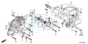 VFR1200XLF CrossTourer - VFR1200X 2ED - (2ED) drawing A.C. GENERATOR COVER