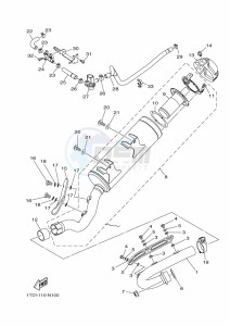 YFZ450R (BKDD) drawing EXHAUST