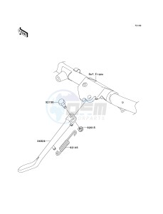 VN 1600 D [VULCAN 1600 NOMAD] (D1) D1 drawing STAND-- S- -