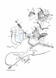 CZD300D-A XMAX 300 TECH MAX (BMK2) drawing STARTER