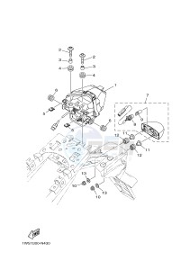 MT07A MT-07 ABS 700 (BU23) drawing TAILLIGHT