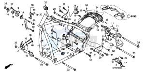 VT1300CXAC drawing FRAME BODY