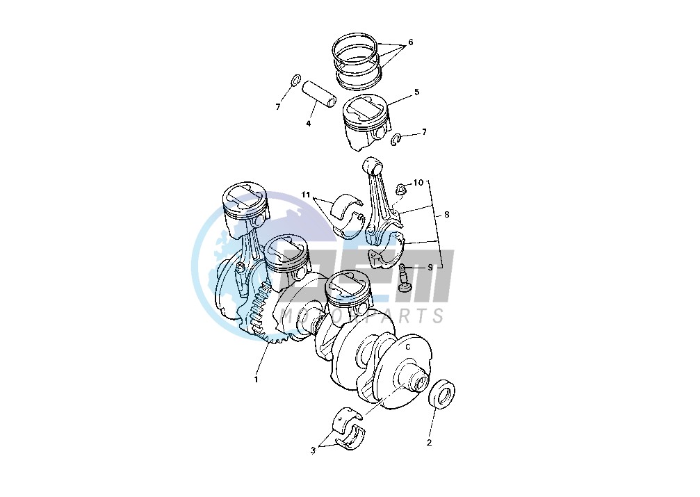 CRANKSHAFT PISTON