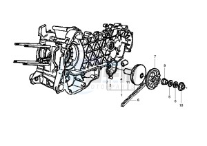 Fly 150 drawing Driving pulley