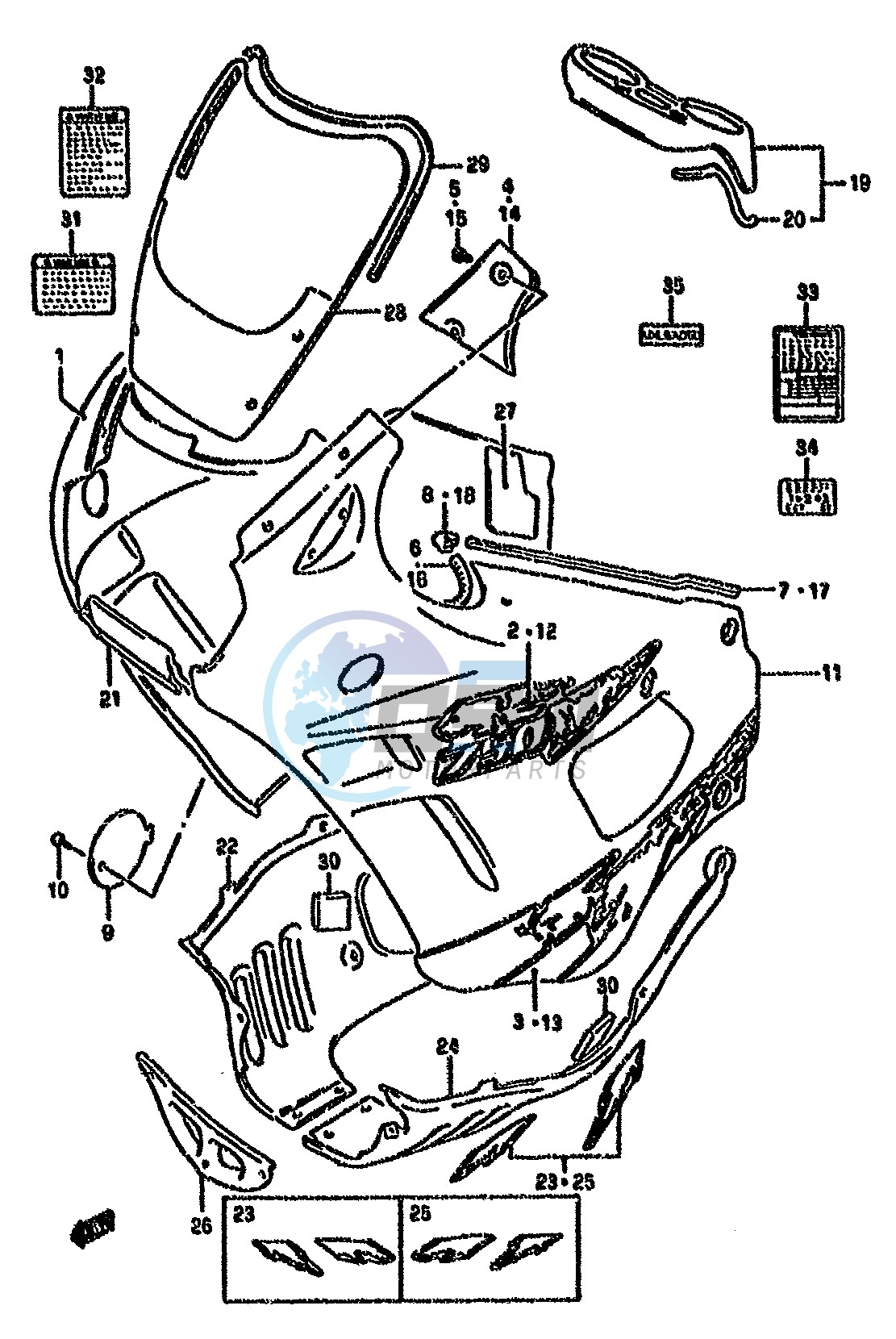 COWLING BODY (MODEL S)