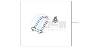 CBR1000RA9 Korea - (KO / ABS MME) drawing U-LOCK