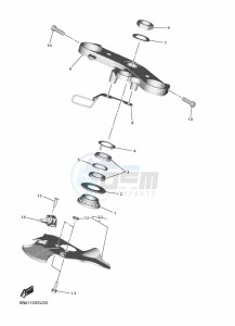 YZF600W YZF-R6 (BN6V) drawing STEERING