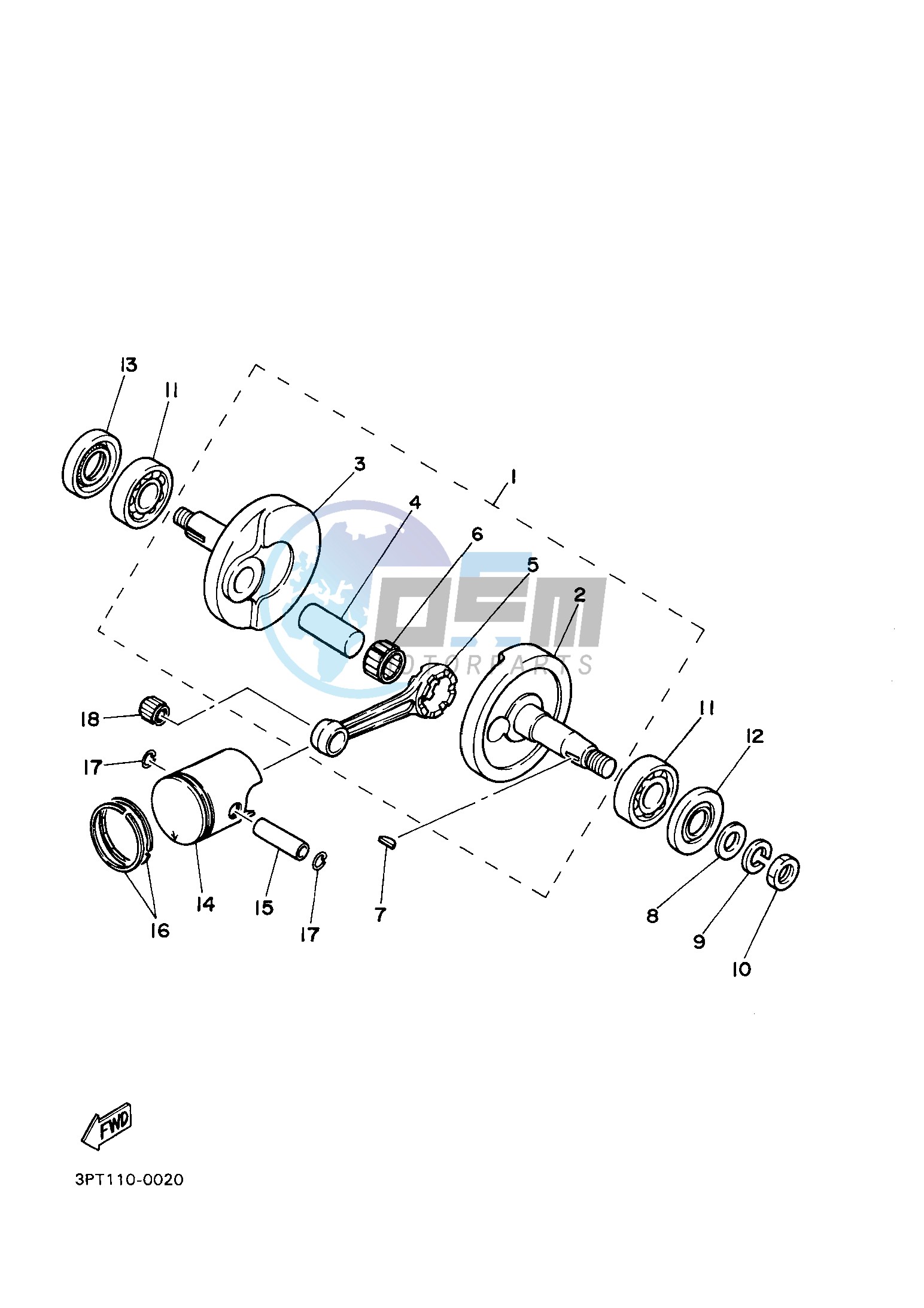 CRANKSHAFT & PISTON