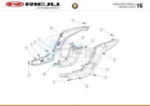 BYE-BIKE-25-KM-H-EURO4-HOLLAND-WHITE drawing PLASTICS - COVERS MIDDLE