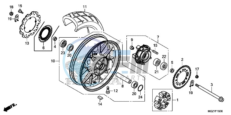 REAR WHEEL