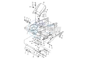 YZF-R1S 1000 drawing REAR ARM