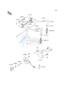 KZ 1000 P [POLICE 1000] (P20-P24) [POLICE 1000] drawing IGNITION SYSTEM