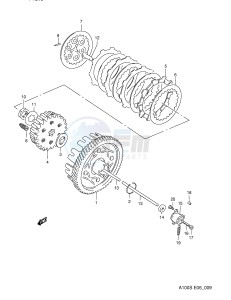 A100 (E6) drawing CLUTCH