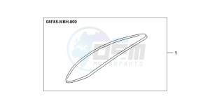 VTX1800C1 drawing FR.MUDGUARD ORNAMENT