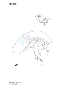 VZR 1800 Z drawing FRONT FENDER L3