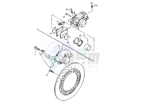 XJ N 600 drawing REAR BRAKE CALIPER