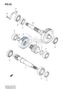 UH125Z BURGMAN EU drawing TRANSMISSION (2)