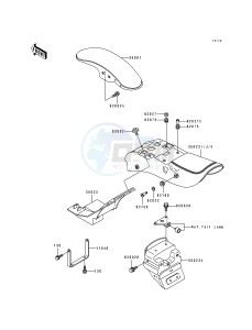 EN 500 A [VULCAN 500] (A6-A7) [VULCAN 500] drawing FENDERS