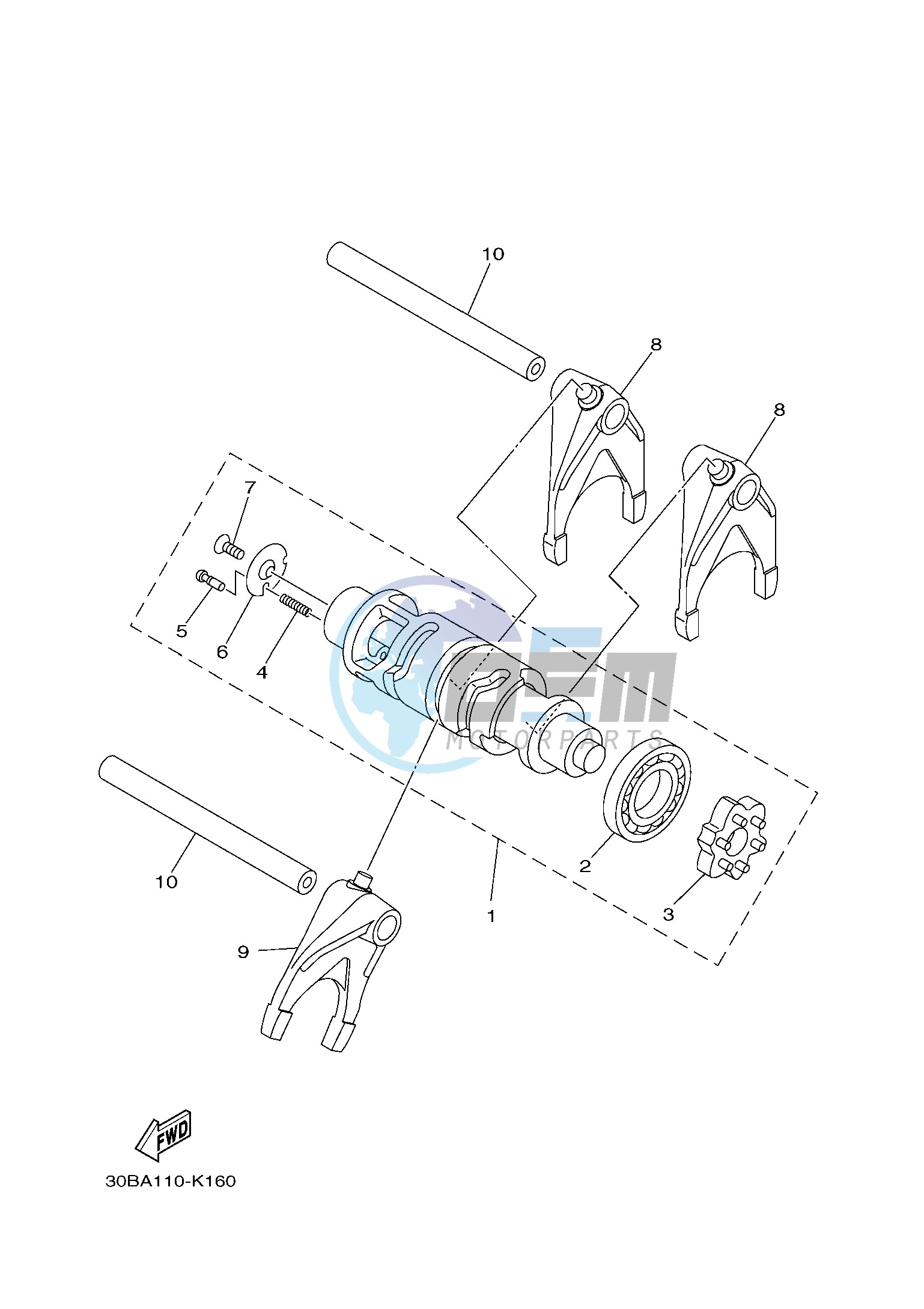 SHIFT CAM & FORK